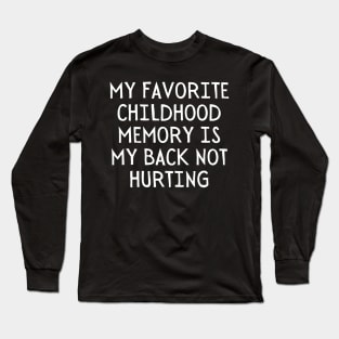 Mens-funny Long Sleeve T-Shirt